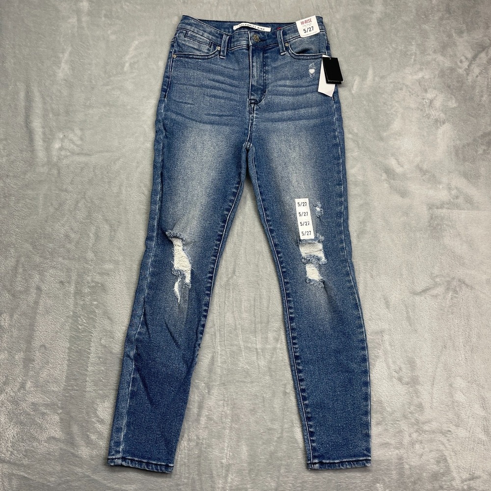 Celebrity Pink The Spice Jeans Womens 5/27 (27x27) Blue Denim Ripped High-Rise